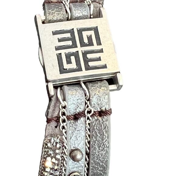 Goodworks Thankful Blessed Leather Chain Magnet Bracelet 7" - Picture 8 of 12